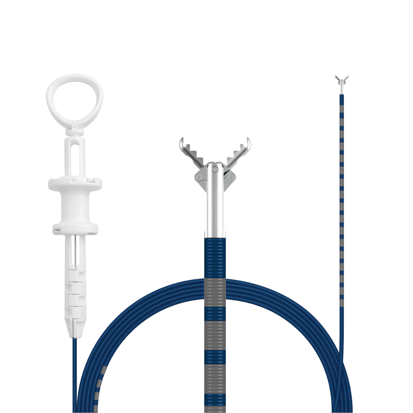 alligator cup no spike, blue coated with grey markers laser printing