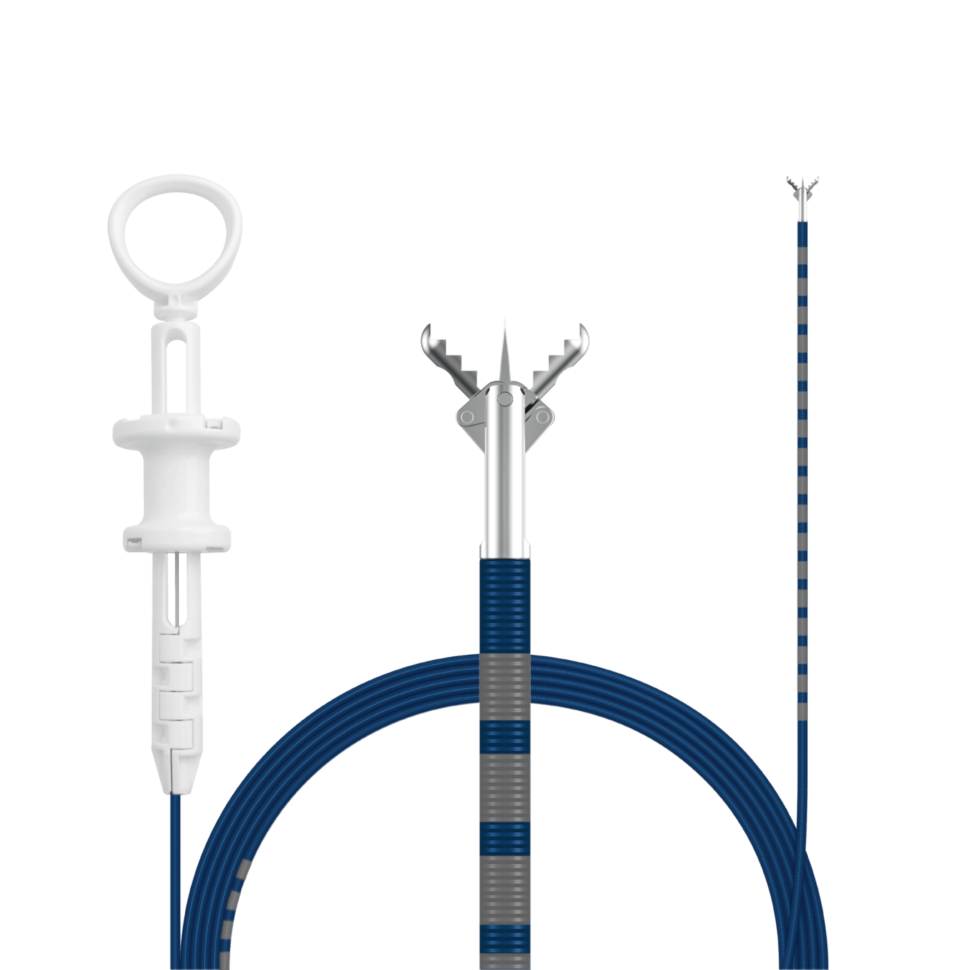 alligator cup with spike, blue coated with grey markers laser printing